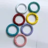 Candy, colorful open ring keychain, mobile phone chain, alloy ring, DIY handmade luggage, mobile phone case accessories, materials Specification image